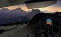 FSC scenario Dolomiti 3D X-Plane internal view 8